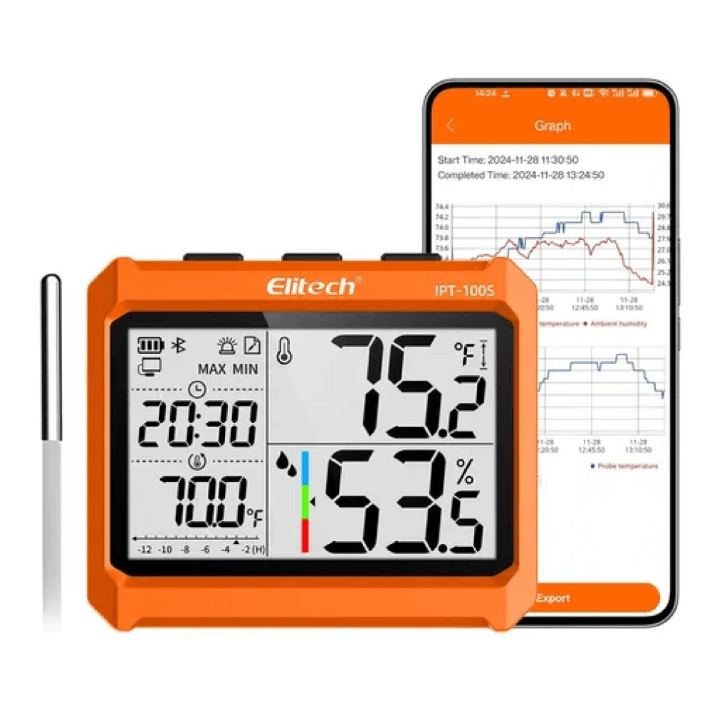 Termohigrometro+-Termometro-ELITECH-IPT-100S